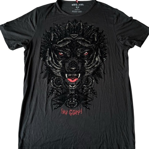 Black & red Jay Guey streetwear t-shirt #streetwear
2X - Picture 1 of 4